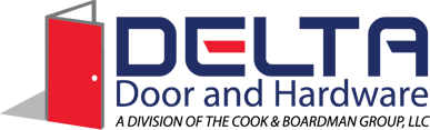 Delta Door and Hardware Logo with Division of CBG