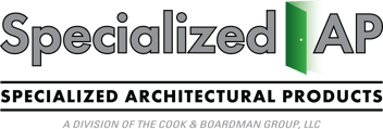 Specialized Architectural Products Logo with Division of CBG